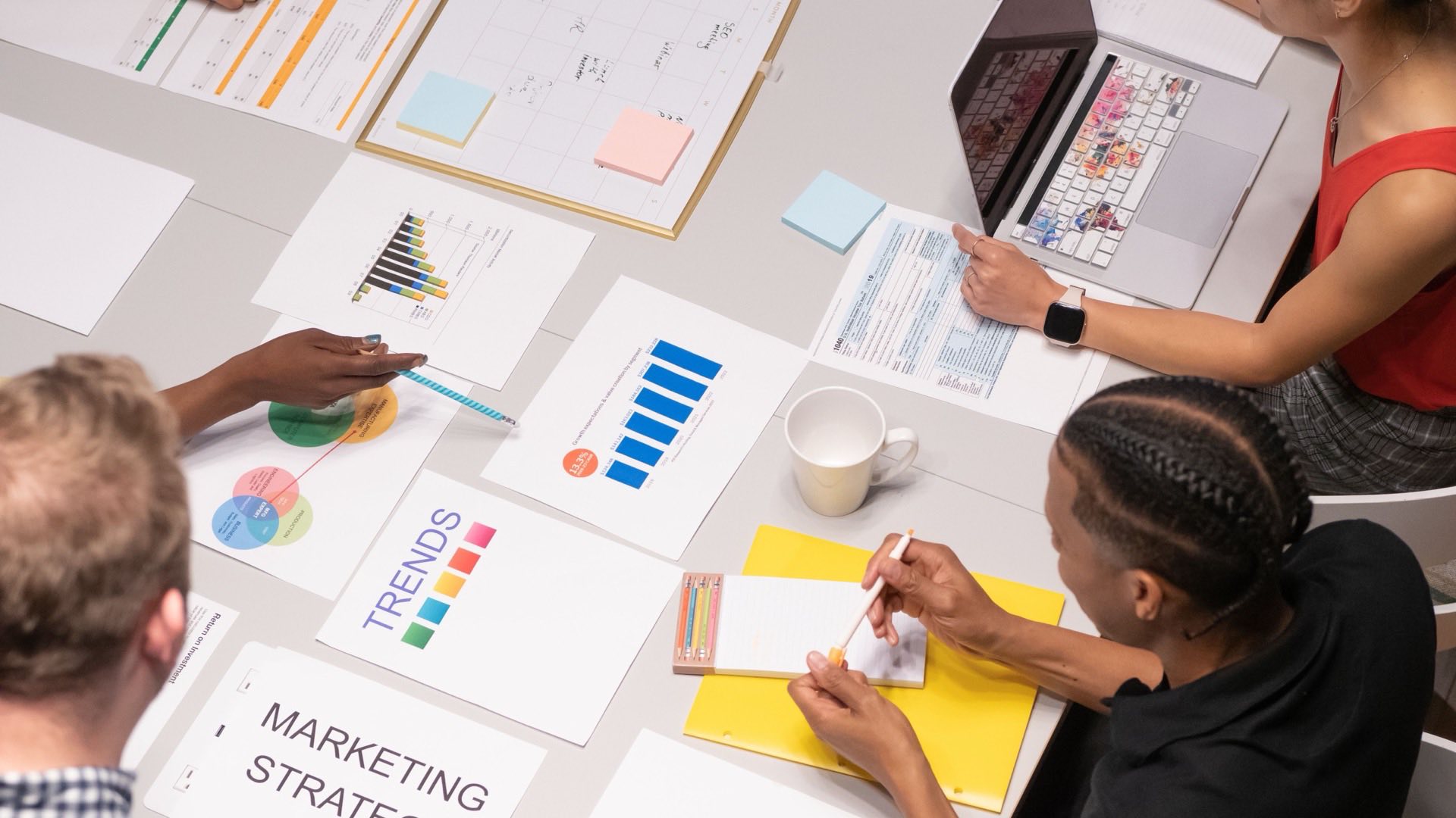 Brand strategy service illustration